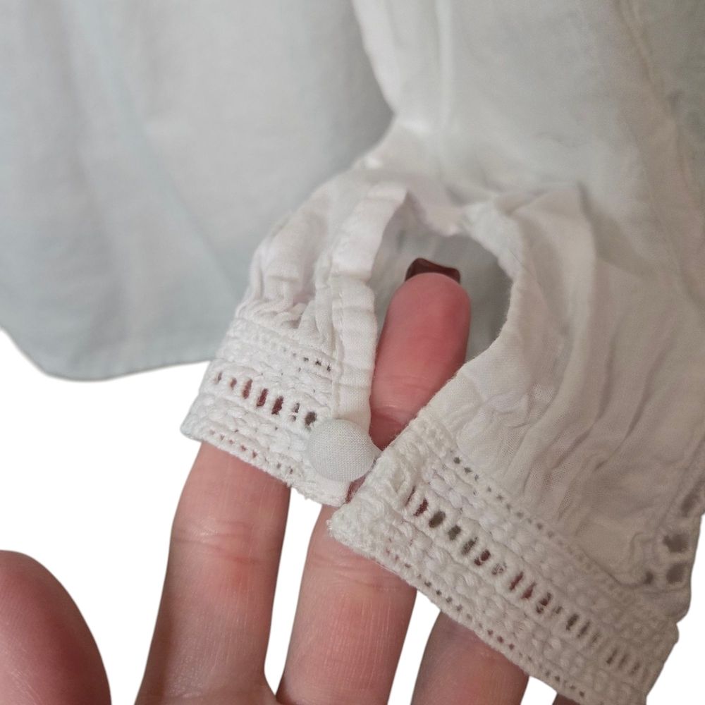 All Saints Elaia Embroidered Lace Trim Top - Picture 7 of 12